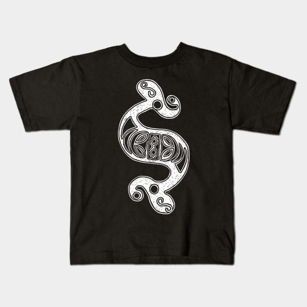 Celtic-Roman Dragon Design Kids T-Shirt by LaForma